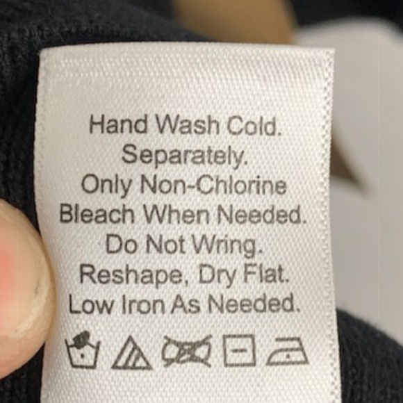 Coldwater Creek Mock Neck S/S Black Top - M - Picture 7 of 7